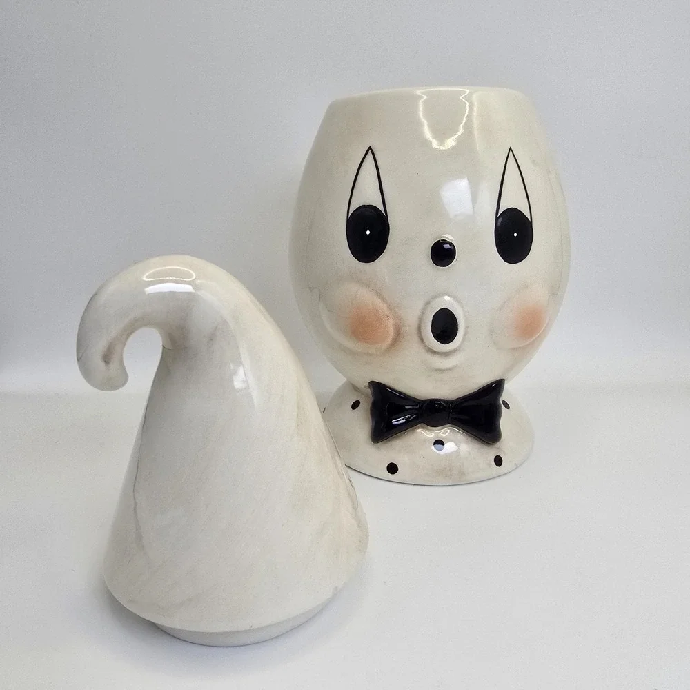 Johanna Parker Halloween Ghost Boo Cookie Jar 11.5